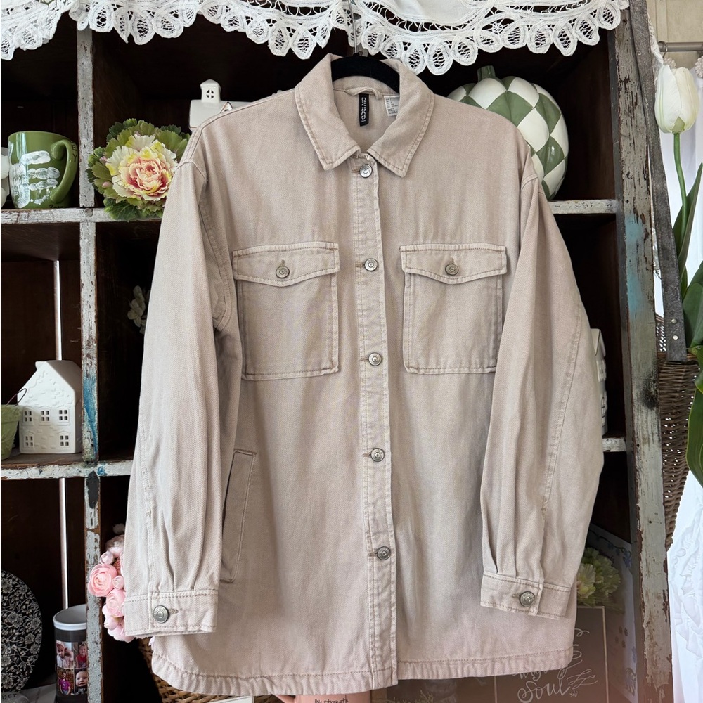 Divided Beige Jean Jacket